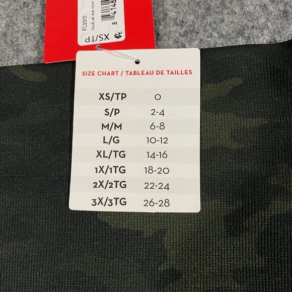 SPANX Look At Me Now Seamless High Rise Leggings Womens X-Small XS 0 Green Camo - Picture 9 of 16